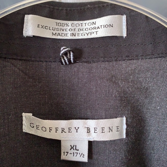 Geoffrey Beene button up shirt. XL 17-17 1/2 - Picture 4 of 9